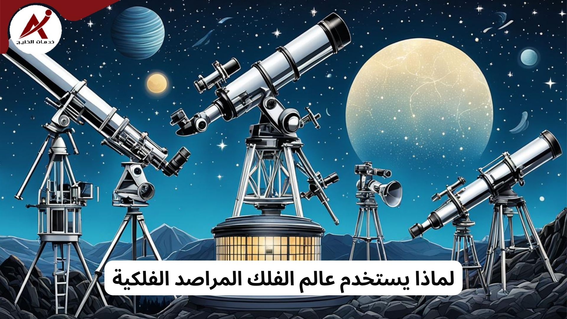 لماذا يستخدم عالم الفلك المراصد الفلكية